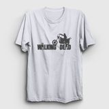 Presmono Motorcycle the Walking Dead Beyaz Unisex T-Shirt