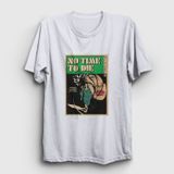 Presmono No Time Billie Eilish Beyaz Unisex T-Shirt