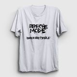 Presmono People Depeche Mode Beyaz Unisex T-Shirt