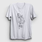 Presmono Pray Panic At the Disco Beyaz Unisex T-Shirt