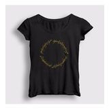 Presmono Script Yüzüklerin Efendisi The Lord Of The Rings Siyah Unisex T-shirt
