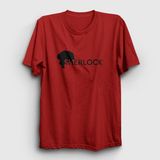 Presmono Series Sherlock Holmes Kırmızı Unisex T-Shirt