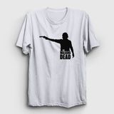 Presmono Shot The Walking Dead Beyaz Unisex T-shirt