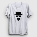 Presmono Silhouette Breaking Bad Beyaz Unisex T-shirt