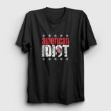 Presmono Siyah American Idiot V3 Green Day Kadın T-Shirt