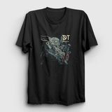 Presmono Siyah Atoma Dark Tranquillity Kadın T-Shirt