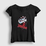 Presmono Siyah British Judas Priest Kadın T-Shirt