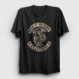 Presmono Siyah California V2 Sons Of Anarchy Unisex T-Shirt
