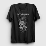 Presmono Siyah Crow Katatonia Kadın T-Shirt