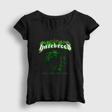 Presmono Siyah Doom Hatebreed Kadın T-Shirt