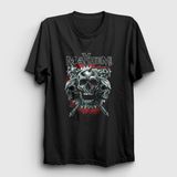 Presmono Siyah Festival Mayhem Kadın T-Shirt