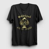Presmono Siyah Gold Ace Of Spades Motörhead Kadın T-Shirt