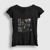 Presmono Siyah Kourion Iced Earth Kadın T-Shirt