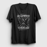 Presmono Siyah La Hollywood Undead Erkek T-Shirt