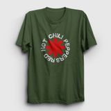 Presmono Siyah Logo V2 Red Hot Chili Peppers Unisex T-Shirt