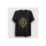 Presmono Siyah Moose In Flames Unisex T-Shirt