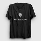 Presmono Siyah Skull XXXTentacion Kadın T-Shirt
