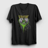 Presmono Siyah Skulls Bullet For My Valentine Kadın T-Shirt