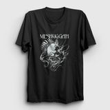 Presmono Siyah Spine Head Meshuggah Kadın T-Shirt