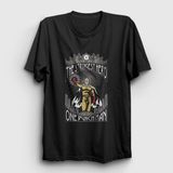 Presmono Siyah Strongest Anime One Punch Man Kadın TShirt