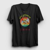 Presmono Siyah Swan Led Zeppelin Kadın T-Shirt