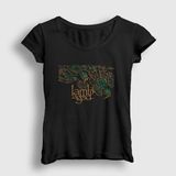 Presmono Siyah Wake Lamb Of God Kadın T-Shirt