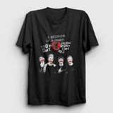 Presmono Siyah XXXX 5 Seconds Of Summer Kadın T-Shirt