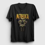 Presmono Skull Metallica Siyah Unisex T-Shirt