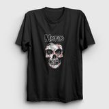 Presmono Skull The Misfits Siyah Unisex T-Shirt