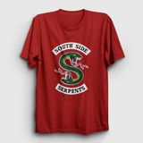 Presmono South Side Serpents Riverdale Sarı Unisex T-shirt