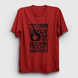 Presmono Stranger The Doors Sarı Unisex T-shirt