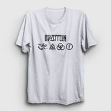 Presmono Symbols Led Zeppelin Siyah Unisex T-Shirt
