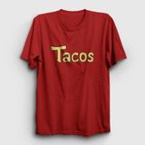 Presmono Tacos Anime Dragon Ball Kırmızı Unisex T-shirt