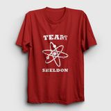 Presmono Team Sheldon The Big Bang Theory Beyaz Unisex T-shirt