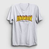 Presmono Thrasher K Pop Jungkook Bts Beyaz Unisex T-Shirt