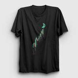 Presmono To The Moon Bitcoin Siyah Unisex T-shirt