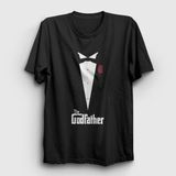 Presmono Tuxedo Film Baba The Godfather Siyah Unisex T-shirt