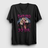 Presmono Twisted Sister Siyah Unisex T-shirt