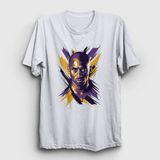 Presmono Unisex Beyaz Kobe Bryant Basketbol T-Shirt - 2XL