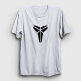 Presmono Unisex Beyaz Logo Kobe Bryant Basketbol T-Shirt - XL