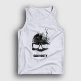 Presmono Unisex Beyaz Skull Call Of Duty Atlet - 2XL