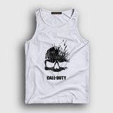 Presmono Unisex Beyaz Skull Call Of Duty Atlet - XS