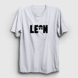 Presmono Unisex Cap Film Leon Gri Kolsuz T-shirt