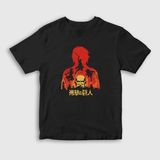 Presmono Unisex Çocuk Colossal Anime Attack On Titan Siyah T-Shirt