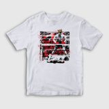 Presmono Unisex Çocuk Empire Mike Tyson Beyaz T-Shirt