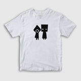 Presmono Unisex Çocuk Six And Mono Little Nightmares Beyaz T-Shirt