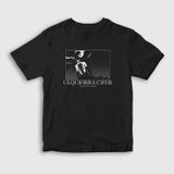 Presmono Unisex Çocuk Ulquiorra Anime Bleach Siyah T-Shirt