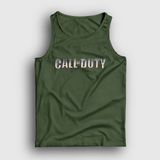 Presmono Unisex Haki Logo Call Of Duty Atlet - XL