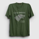 Presmono Unisex Haki Stark Game Of Thrones T-Shirt