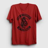 Presmono Unisex Kırmızı Istanbul Sons Of Anarchy T-Shirt - 5XL